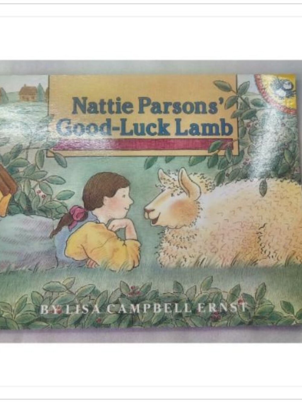 Nattie Parsons' Good-Luck Lamb Lisa Campbell Ernst 1992 Paperback Book Vintage